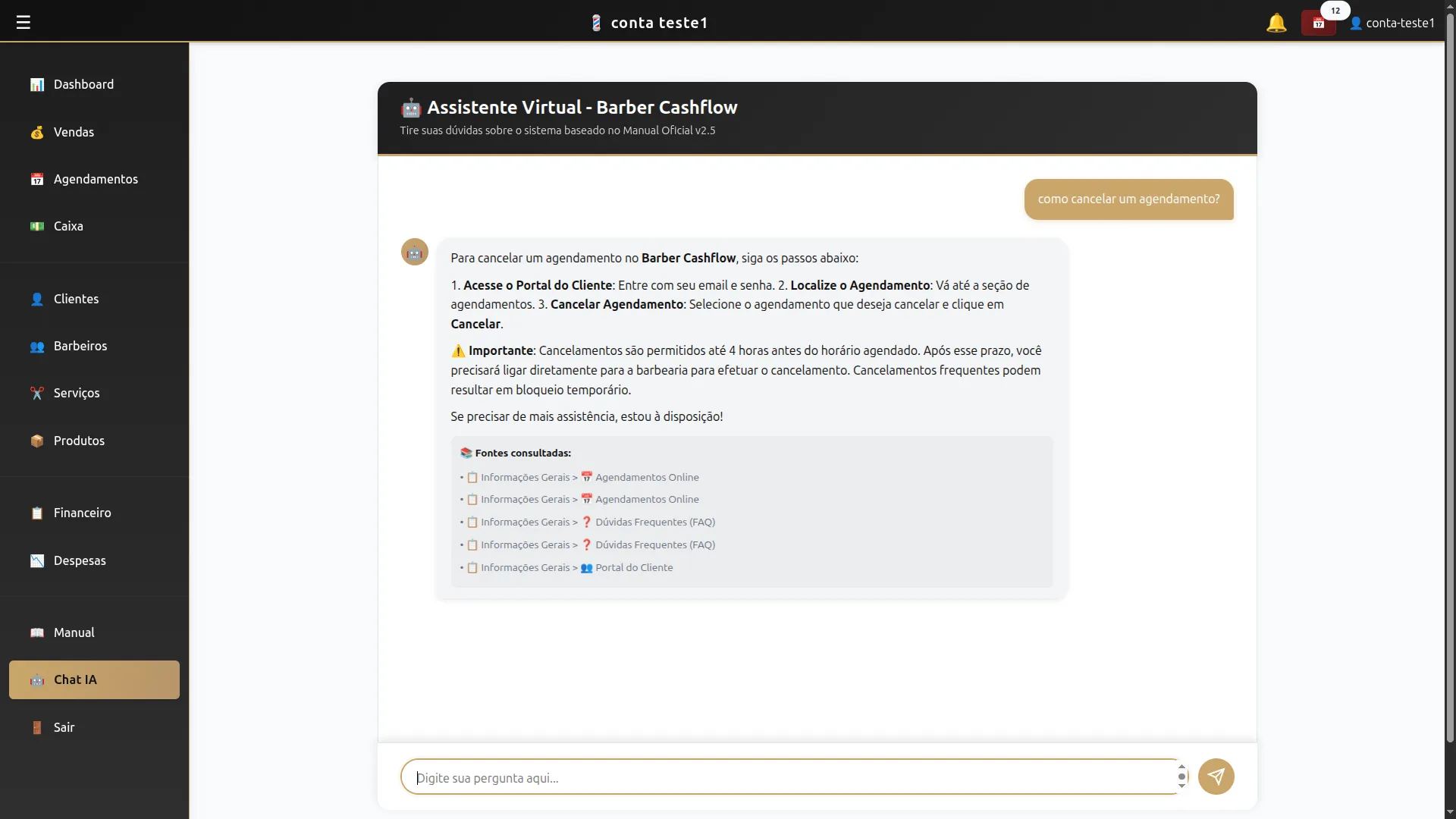 AI assistant answering business questions